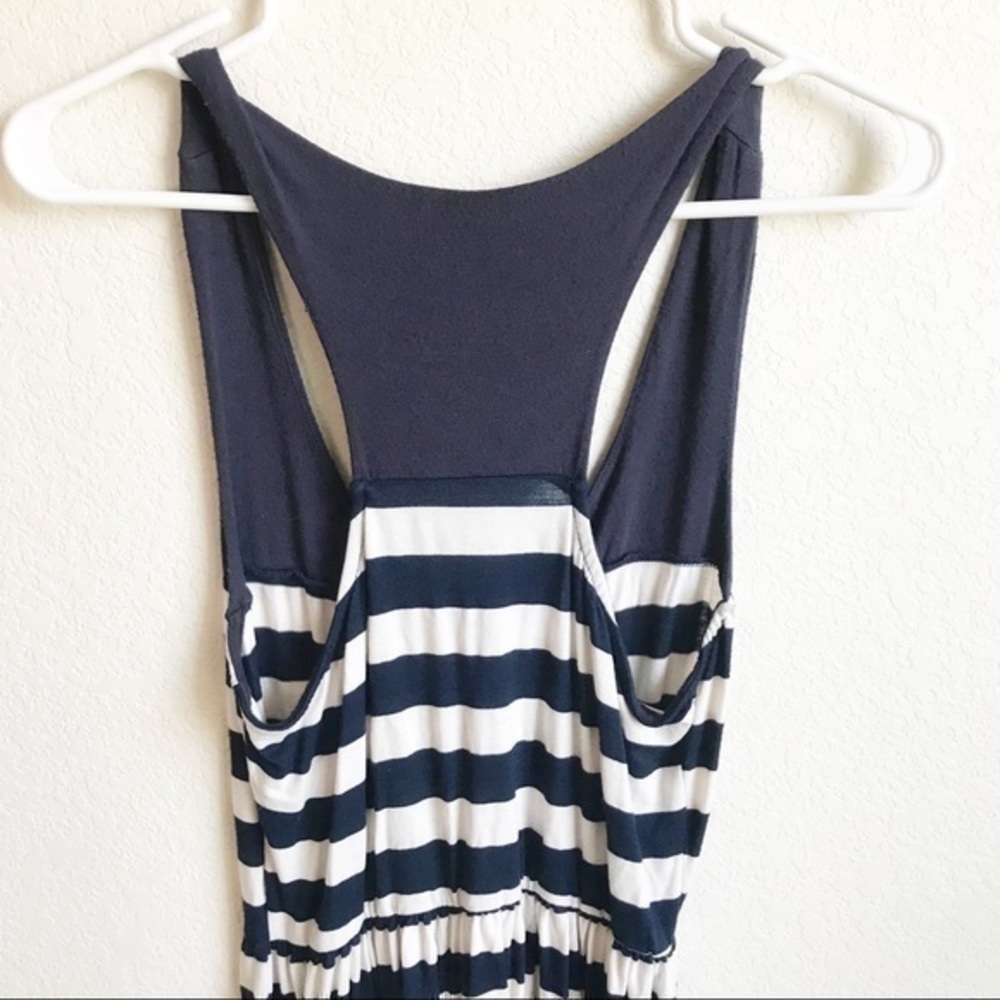 Striped Racer Back Mini Dress, S - Picture 3 of 8